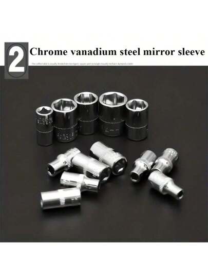 46 قطعة مجموعة أدوات إصلاح سيارات محترفة: مفكات ربط قابلة للنقل، متينة وسهلة الاستخدام - مناسبة لإصلاح السيارات والقوارب والدراجات النارية، والصيانة المنزلية والصناعية - تأتي مع حقيبة حمل