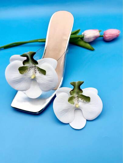 قصاصات جلدية قابلة للإزالة على شكل فراشة، ديكور أناقة جديدة عالي الجودة لاكسسوارات الأحذية