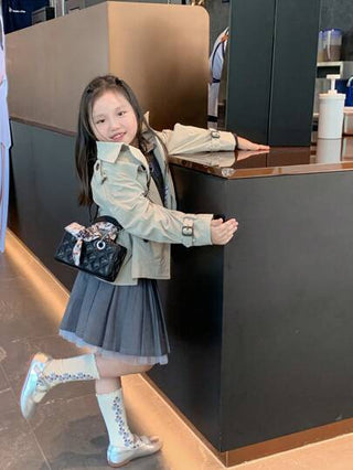 حقيبة يد صغيرة جديدة مع وشاح مطرز، حامل أحمر شفاه، حقيبة كروس عصرية