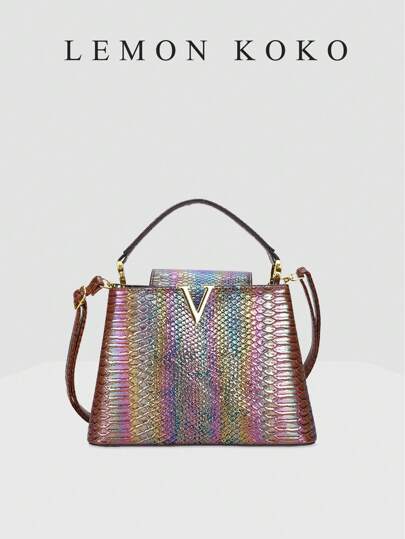LEMON KOKO حقائب يد نسائية فاخرة ، أكياس هدايا أنيقة ، حقائب كتف نسائية ، حقائب كروس بودي خفيفة الوزن للتنقل ، حقائب ماركات ، حقائب يد نسائية من أقمشة عالية الجودة ، أساليب حمل متعددة ، مناسبة للاستخدام اليومي للنساء