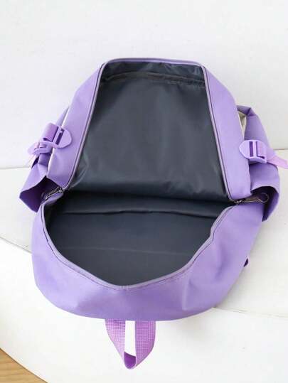 5 قطع مجموعة أنيقة بسيطة جميلة من حقيبة الظهر والحقيبة اليدوية بتصميم كابيبارا-سان الكابيبارا ذات السعة الكبيرة والقوية