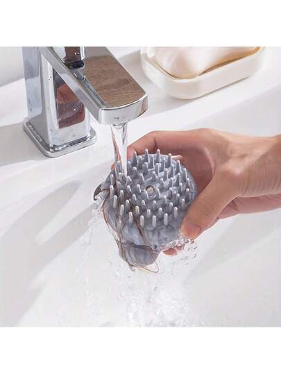 1 قطعة/ 2 قطع/ 4 قطع من ملحقات الحمام - فرشاة شامبو سائل جديدة، مدلك فروة الرأس، فرشاة شامبو، مشط تدليك فروة الرأس السيليكون، فرشاة دش تدليك على الطريقة اليابانية، فرشاة شامبو متعددة الوظائف مع موزع سائل، فرشاة استحمام متعددة الأغراض مع موزع سائل،...