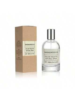 عطر رذاذ خشب الصندل 33 للرجال والنساء سعة 100 مل / 3.4 أونصة، رائحة فريدة مع ملاحظات خشبية وبودرية وجلدية ودافئة وحارة وأرجوانية