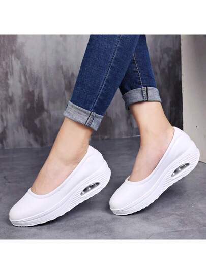 أحذية ممرضة مريحة من الأسفل ناعمة، قابلة للتنفس، مريحة، مانعة للانزلاق، أسود، أحذية طبية للعمل مريحة