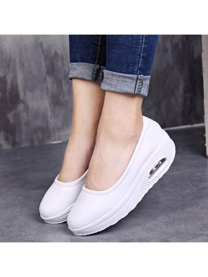 أحذية ممرضة مريحة من الأسفل ناعمة، قابلة للتنفس، مريحة، مانعة للانزلاق، أسود، أحذية طبية للعمل مريحة