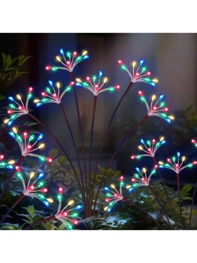 أنوار مفرقعات شمسية خارجية مقاومة للماء، أضواء زهرة البابونج المضيئة الخفاقة، ديكور إضاءة للحديقة والممرات والأرضيات والأسرَّة الزهرية والمخيم وحفلات الزينة