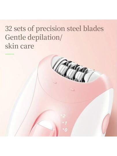 Kemei إزالة الشعر ذو 32 ملقاط للنساء للوجه والجسم والإبط والساقين والأذرع بواسطة قاطع شعر KM-189B