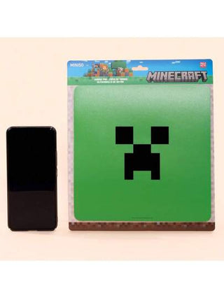 Miniso سجادة الفأرة بتصميم سلسلة ماينكرافت، سجادة فأرة مربعة المقاس 21*21 سم، للعودة للمدرسة