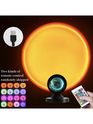 جهاز إسقاط مصباح الغسق بتحكم عن بعد 16 قطعة بألوان متغيرة، مصباح LED قابل للتغييرالتلقائي، لون الأضواء، يستخدم كمصباح ليلي لزينة غرفة المعيشة، ولزينة الهالوين والكريسماس، وملحقات مكتبية، ولرحلات التخييم والحفلات الخارجية، الهدية المثالية لعيد الميلاد