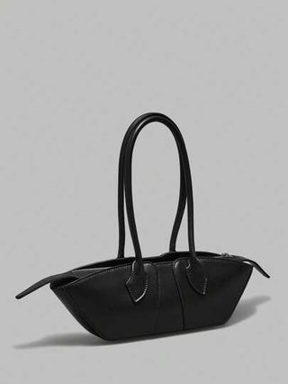 Ontre حقيبة كتف سوداء كاجوال متعددة الاستخدامات للنساء