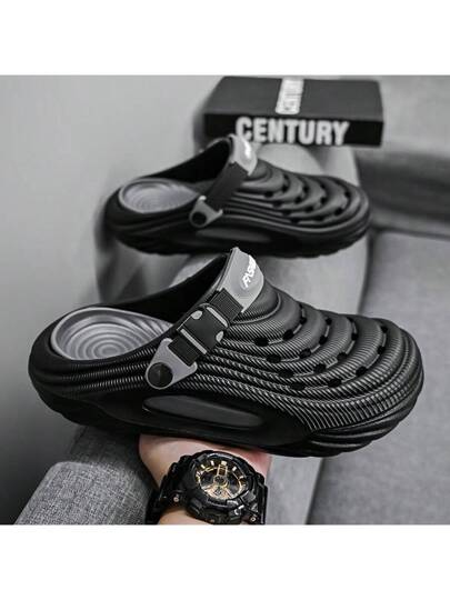 نعال صيفية جامدة لكل الجنسين، كلوغ للرجال على منصة، صنادل شاطئية للنساء خفيفة الوزن للاستخدام اليومي في الخارج مضادة للإنزلاق، صنادل رجالية موديل جديد 2025