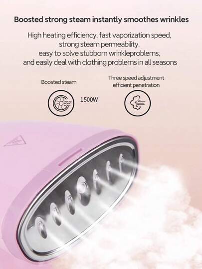 OBOVAY قطعة واحدة من مكواة البخار المعلقة، آلة كي الملابس، محمولة، 2 في 1، تسخين سريع، بخار قوي النفاذية، إزالة كفاءة للتجاعيد من الملابس، مناسبة للمنزل والسفر