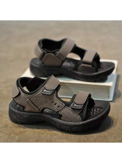 صنادل كاجوال للرجال والنساء ، أدوات منزلية/شاطئية مع نعل لا انزلاقي ، ناعم ومتنفس ، بحزام قابل للتعديل