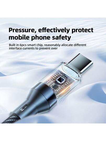 كابل من USB A إلى Type-C بشحن سريع 120 واط ، مع شاشة عرض رقمية LED، كابل ثنائي من النوع Type-C، مزامنة بيانات، وتزويد الطاقة USB، تيار عالي 6 أمبير، متوافق مع Xiaomi POCO، هدية رائعة ليوم الأم، عيد الميلاد، العودة إلى المدرسة