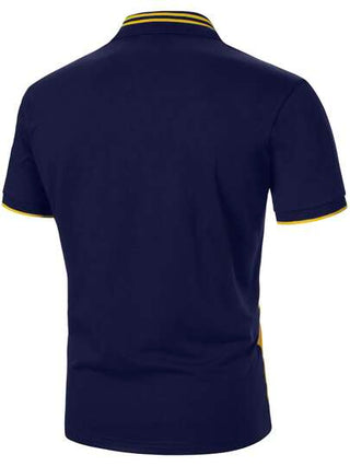 Manfinity Mode قميص بولو كاجوال أكمام قصيرة متعدد الألوان للرجال