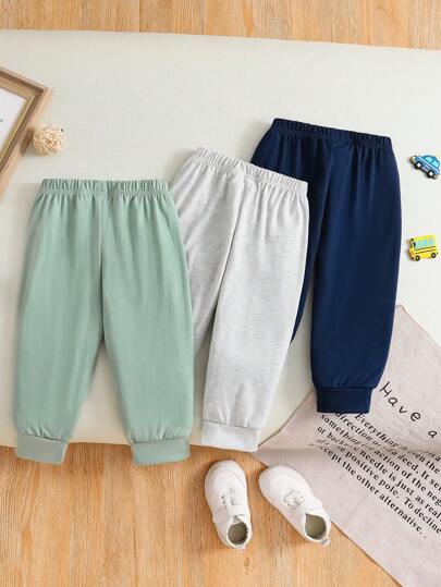 3 قطع ، سراويل أطفال رضع وصغار، نقشة سيارة ماركة، مطرزة، ملائمة لأوقات اليوم العادية، باللون الأزرق الداكن والرمادي والأخضر الزيتوني، مناسبة للموسم الصيفي