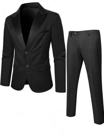 3 قطع من البدلة الرجالية: بليزر, سترة داخلية, وبنطلون