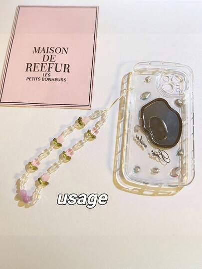 1 قطعة لإكسسوار الهاتف على شكل زهرة التوليب البسيطة قلادة و سلسلة معصم، زينة يومية متعددة الاستخدامات للهاتف أو الكاميرا، هدايا لعيد الأم، العائلة، الأصدقاء، عيد الميلاد، العطلات، سلسلة للهاتف