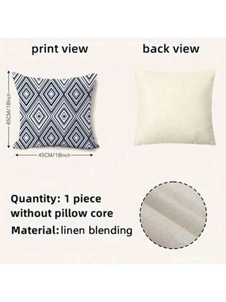 4 قطع/مجموعة من أغطية وسادة رأس السرير/الأريكة على الطراز البوهيمي، غلاف وسادة زخرفي مطبوع بطباعة ناعمة وواضحة، مقاس 45x45 سم، بدون وسادة داخلية، هدية بسيطة، وسادة أريكة، نجمة، طراز الديكور، سهل الاستخدام، وسادة