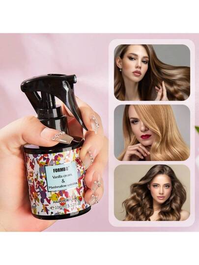 رذاذ عطر شعر FORMBO سعة 100 مللي، معطر هواء، طبيعي وطازج، عطر دائم، مناسب للاستخدام على الشعر والخزانة، مزود بتصميم غلق، نقل مريح، محمول