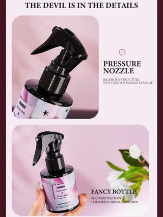 رذاذ عطر شعر FORMBO سعة 100 مللي، معطر هواء، طبيعي وطازج، عطر دائم، مناسب للاستخدام على الشعر والخزانة، مزود بتصميم غلق، نقل مريح، محمول