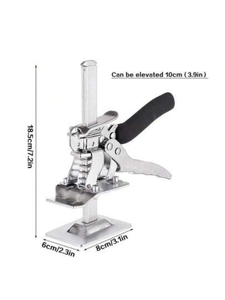 أداة رفع موفرة للجهد ذراع رافعة لوحة الباب وألواح الجص وجهاز رفع لوحة الخزانة، مُعدِّل ارتفاع البلاط أداة رفع