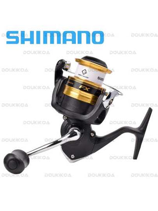 SHIMANO بكرة صيد شيمانو FX الأصلية- مناسبة للمياه المالحة والعذبة | نسبة تروس عالية السرعة 6.2:1 | تصميم خفيف الوزن مقاوم للتآكل | نظام فرملة سلس