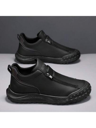 زوج من بوت العمل المقاومة للحرارة بسحاب جانبي، بوت طبخ مانعة للانزلاق، بوت رياضية كاجوال خارجية للرجال