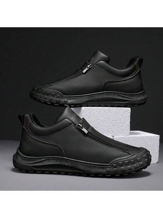 زوج من بوت العمل المقاومة للحرارة بسحاب جانبي، بوت طبخ مانعة للانزلاق، بوت رياضية كاجوال خارجية للرجال