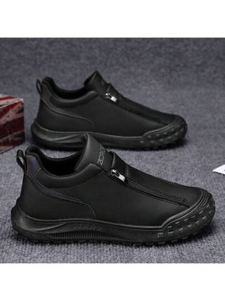 زوج من بوت العمل المقاومة للحرارة بسحاب جانبي، بوت طبخ مانعة للانزلاق، بوت رياضية كاجوال خارجية للرجال