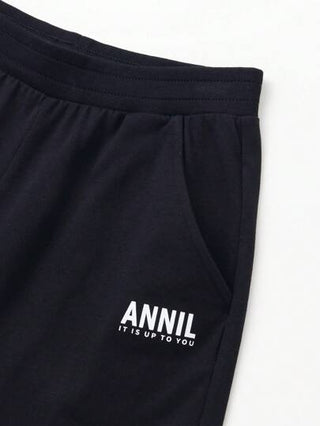 Annil بنطال كابري مُحبوك للأطفال، صيفي للأولاد الأطفال المتوسط السن