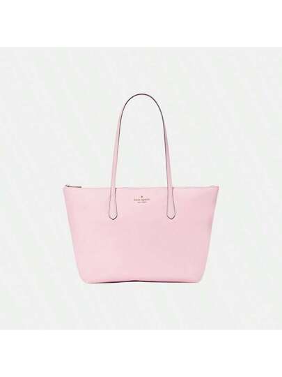 Kate Spade حقيبة كبيرة من النايلون على شكل قطة للنساء، خفيفة الوزن مقاومة للماء ، حقيبة تسوق مع مقبض علوي وحزام كتف طويل، حقيبة سفر وعمل بسيطة