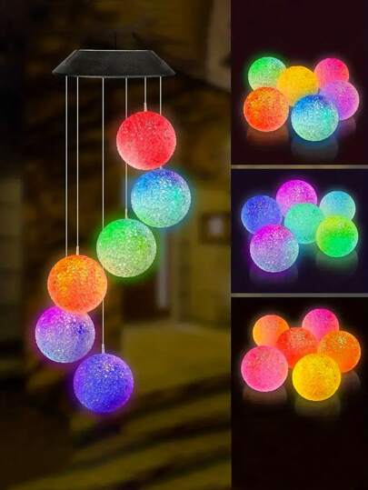 4 أنواع من أجراس الرياح الضوئية بتصاميم طائر الُعثاب/فراشة/قلب/دائرية ، أضواء معلقة ملونة ب- 6 مصابيح LED ، تصميم فراشة رومانسية بالألوان البنفسجية والأصفر ، طائر عثاب أزرق، مناسبة لديكور الفناء والشرفة والحدائق الخارجية وحفلات وأجواء العطلات، (تعمل بالطا