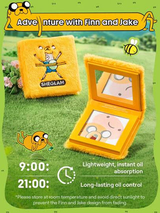 Adventure Time | SHEGLAM بودرة تثبيت المكياج Bff عيد الأب التخرج عيد الميلاد العطلة الربيع الصيف Y2K فاخر أزياء مكياج مستحضرات التجميل حفل شاطئ سفر تخييم في الهواء الطلق المدرسة الحرم الجامعي رحلة مهرجانات ديكور هدية حاضر وردة فتاة تنكر أفضل لون سحر أجواء
