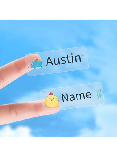 ملصقات شفافة مقاومة للماء مخصصة باسم، قابلة للتخصيص للأغراض الشخصية، ملصقات طويلة الأمد، مثالية لقوارير المياه والدفاتر وغيرها، سهلة التطبيق والإزالة، هدايا فريدة ومخصصة مناسبة للجميع، للأصدقاء والعائلة وطلاب المدارس وابنك وابنتك في المناسبات والأعياد