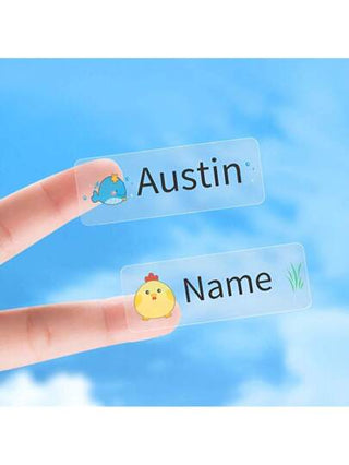 ملصقات شفافة مقاومة للماء مخصصة باسم، قابلة للتخصيص للأغراض الشخصية، ملصقات طويلة الأمد، مثالية لقوارير المياه والدفاتر وغيرها، سهلة التطبيق والإزالة، هدايا فريدة ومخصصة مناسبة للجميع، للأصدقاء والعائلة وطلاب المدارس وابنك وابنتك في المناسبات والأعياد