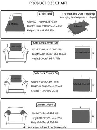 قطعة واحدة من غطاء األرائك المرن، مقاوم للانزلاق ومقاوم للماء من قماش سميك، غطاء ملائم للمواسم الأربعة، قابل للغسل في الغسالة، صديق للحيوانات، مناسب لتغطية األرائك من 1-4 مقاعد واألرائك على شكل حرف L، مناسب لغرفة النوم والمكتب وغرفة المعيشة