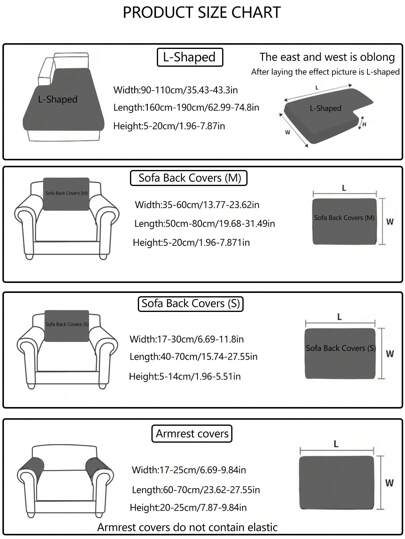 غطاء أريكة مطاطي مرن قطعة واحدة ، غطاء وسادة أريكة مقاوم للماء سميك ، يناسب الأريكة المكونة من 1/2/3/4 مقاعد ذو استخدام عام على مدار السنة ، قابل للغسل في الغسالة ، صديق للحيوانات الأليفة ، مناسب لغرفة النوم والمكتب وغرفة المعيشة