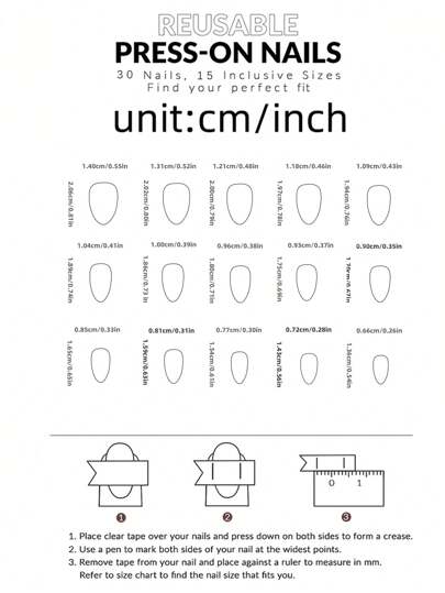 30 قطعة أظافر صناعية قصيرة بسيطة وأنيقة بطراز فرنسي ذهبي اللوز، مناسبة للارتداء اليومي للنساء