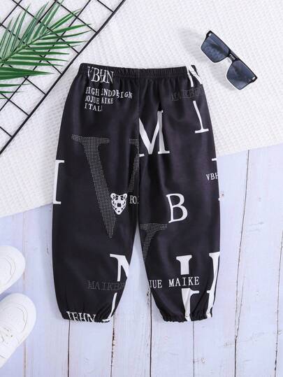 سراويل رياضية كاجوال للأطفال الرضع الصبيان مطبوع عليها بتصميم شيك، وجيوب ضد البعوض ، مناسبة لجميع الفصول