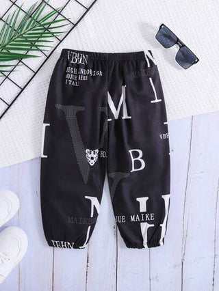 سراويل رياضية كاجوال للأطفال الرضع الصبيان مطبوع عليها بتصميم شيك، وجيوب ضد البعوض ، مناسبة لجميع الفصول