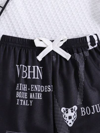 سراويل رياضية كاجوال للأطفال الرضع الصبيان مطبوع عليها بتصميم شيك، وجيوب ضد البعوض ، مناسبة لجميع الفصول