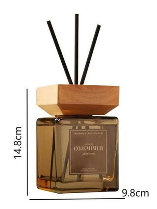 1 طقم 500 مل (16.9 أونصة سائلة) من مجموعة فتيل الأريج، عطر أساسي فاخر بدون لهب، عصا ذات رائحة طويلة الأمد مناسبة للمنزل والغرفة والصالة والحمام، ديكور أنيق، هدية عيد الحب، مُعطر للهواء، مُعطر السيارة