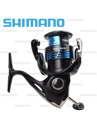 SHIMANO بكرة صيد تدوير من نوع SHIMANO NEXAVE FI 1000 2500 C3000 4000 C5000HG، صالحة لصيد السمك في المياه المالحة، آر-سي (AR-C) بكرة، إطار خالي من الرصاص (G FREE BODY)