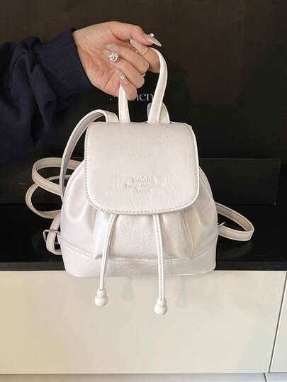 الحقيبة السلة ذات الاتجاهين التصميم الصغير للنساء، الحقيبة الظهر الأنيقة، متعددة الأغراض للعام 2025