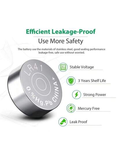 10-50 بطارية زر جديدة من نوع AG3 SR41 L736 SR41SW LR41 بطارية زر ليثيوم لساعات ذكية ولعب الأطفال واكسسوارات