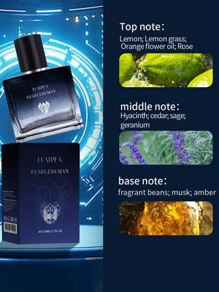 زجاجة عطر فرمون للرجال سعة 50 مل/1.7 أونصة سائلة، عطر فاخر للجاذبية للنساء ، رائحة طبيعية وتدوم لفترة طويلة ، خشبية منعشة، سعة كبيرة ومتينة ، هدية رائعة لعيد الحب
