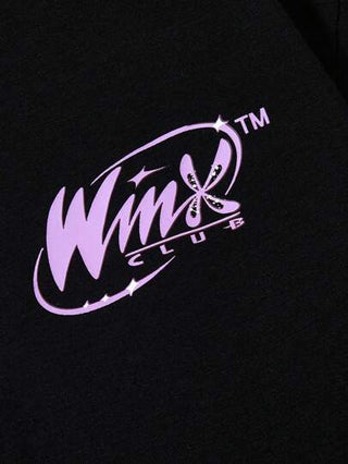ملابس بناتي The Winx X تي شيرت بياقة دائرية وأكمام قصيرة مع طباعة شكل بنات في سن المراهقة ، صيفي