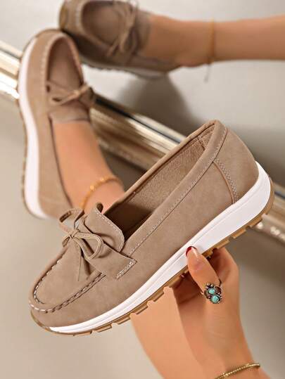 أحذية أوكسفورد حريمي أحذية أمهات ربيع/خريف 2025 الجديدة، أحذية كاجوال مريحة ناعمة بطراز كوري أسلوب مفتوح، بتصميم رأس مستدير، رباط، هافورد متعددة الاستخدامات، اخدم سميك