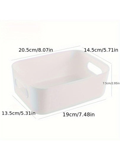 10 قطعة مجموعة صندوق تخزين متعدد الوظائف ، علب تخزين بلاستيكية قوية للمستحضرات التجميلية ، الوجبات الخفيفة ، المطبخ ، الحمام ، غرفة السكن ، صناديق تخزين و سلال و حاويات لتنظيم المنزل